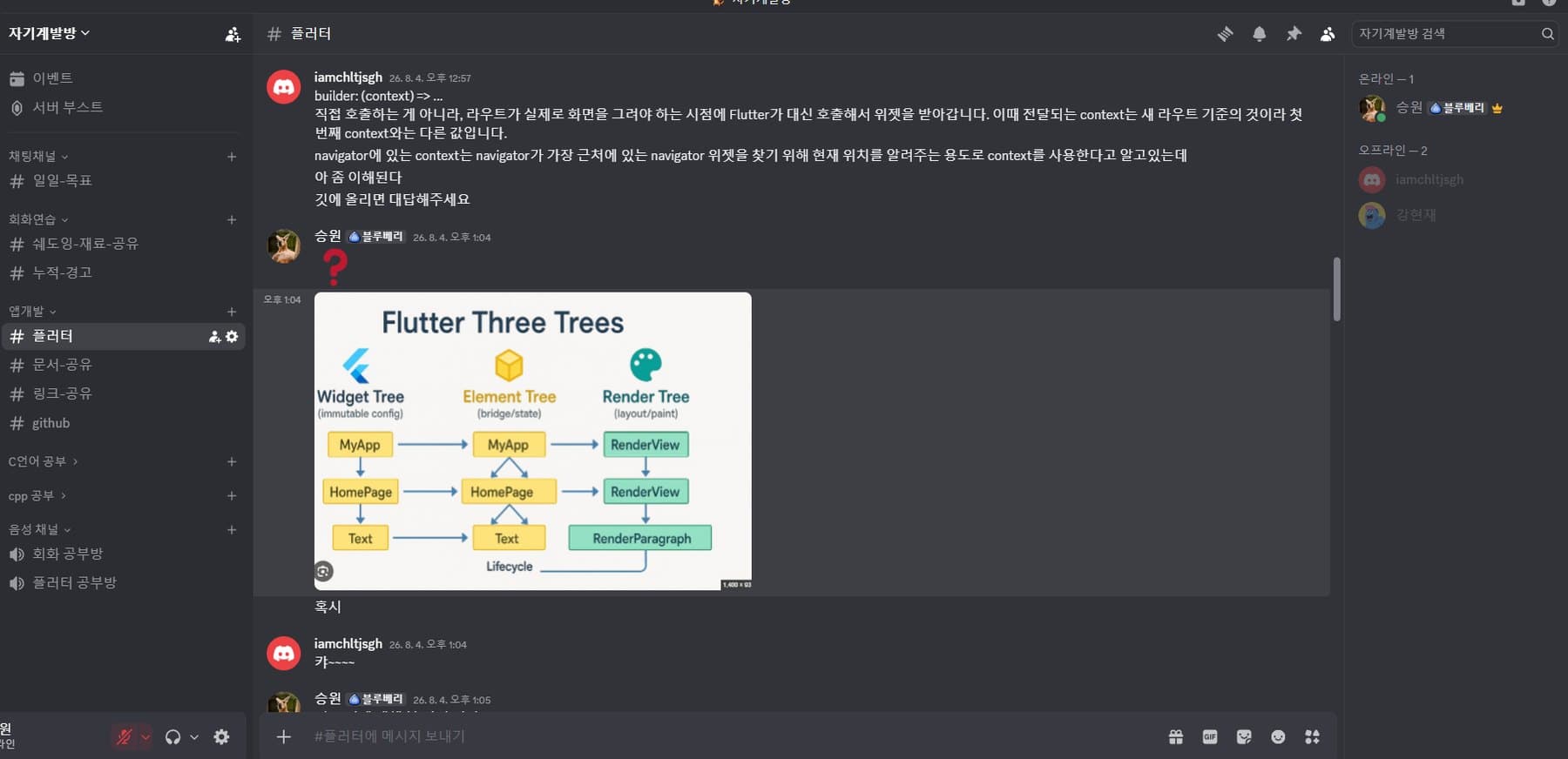 Discord에서 공유한 Flutter 아키텍처 자료
